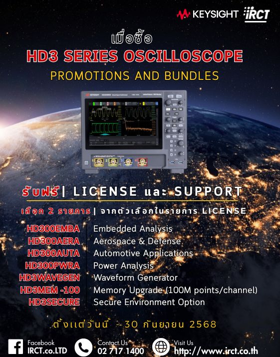 HD3 series Oscilloscope - PROMOTIONS AND BUNDLES